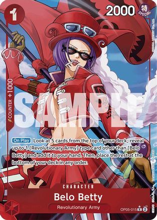 Belo Betty (Alternate Art) (OP05-015) - Premium Booster -The Best- Foil