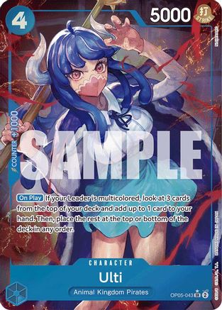 Ulti (Alternate Art) (OP05-043) - Premium Booster -The Best- Foil