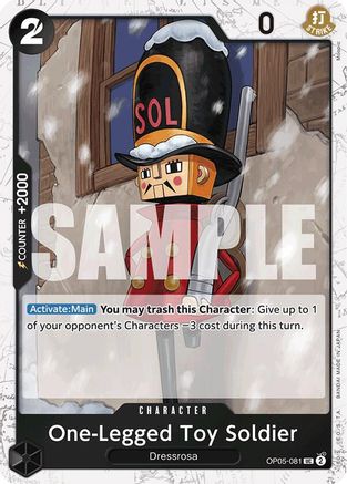 One-Legged Toy Soldier (Jolly Roger Foil) (OP05-081) - Premium Booster -The Best- Foil