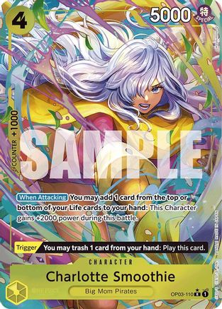 Charlotte Smoothie (Alternate Art) (OP03-110) - Premium Booster -The Best- Foil