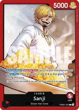 Sanji (PRB01-001) (PRB01-001) - Premium Booster -The Best-