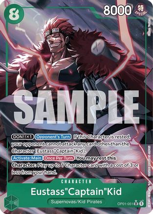 Eustass"Captain"Kid (OP01-051) (Full Art) (OP01-051) - Premium Booster -The Best- Foil