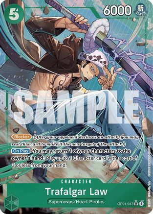 Trafalgar Law (OP01-047) (Full Art) (OP01-047) - Premium Booster -The Best- Foil