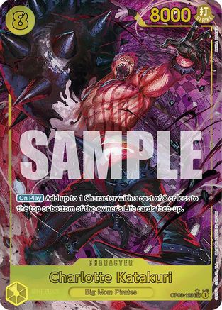 Charlotte Katakuri (Alternate Art) (OP03-123) - Premium Booster -The Best- Foil