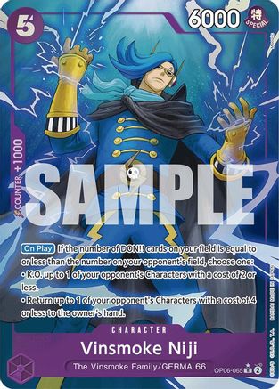 Vinsmoke Niji (OP06-065) (Full Art) (OP06-065) - Premium Booster -The Best- Foil