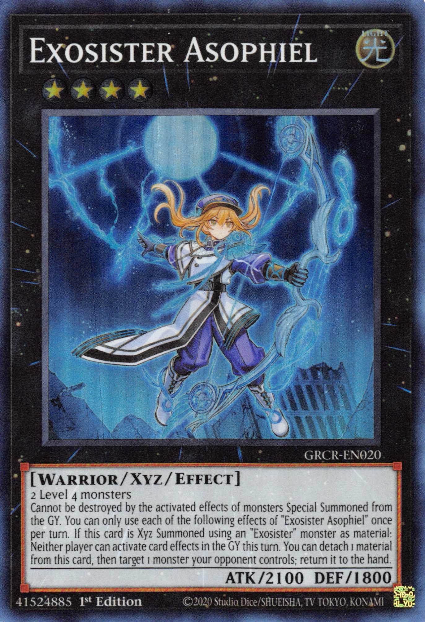 Exosister Asophiel [GRCR-EN020] Super Rare - Josh's Cards