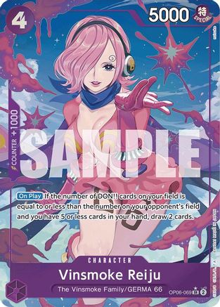 Vinsmoke Reiju (OP06-069) (Alternate Art) (OP06-069) - Premium Booster -The Best- Foil