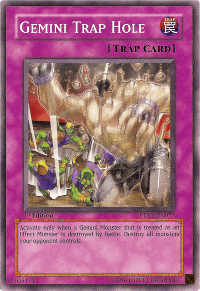 Gemini Trap Hole [PTDN-EN073] Common - Josh's Cards
