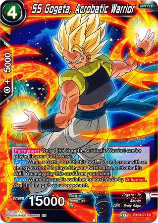 SS Gogeta, Acrobatic Warrior (EX04-01) [Unity of Saiyans] Parallel Foil