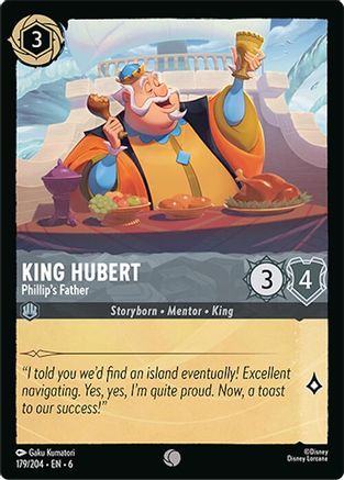 King Hubert - Phillip's Father (179/204) - Azurite Sea Cold Foil