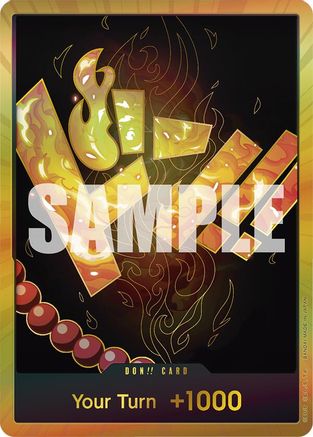 DON!! Card (Ace) (Gold) - Premium Booster -The Best- Foil