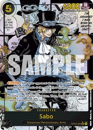 Sabo (OP04-083) (Manga) (OP04-083) - Premium Booster -The Best- Foil