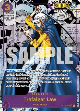 Trafalgar Law (OP05-069) (Manga) (OP05-069) - Premium Booster -The Best- Foil