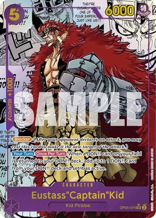 Eustass"Captain"Kid (OP05-074) (Manga) (OP05-074) - Premium Booster -The Best- Foil