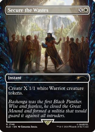 Secure the Wastes (Rainbow Foil) (SLD-1748) - Secret Lair Drop Series Foil
