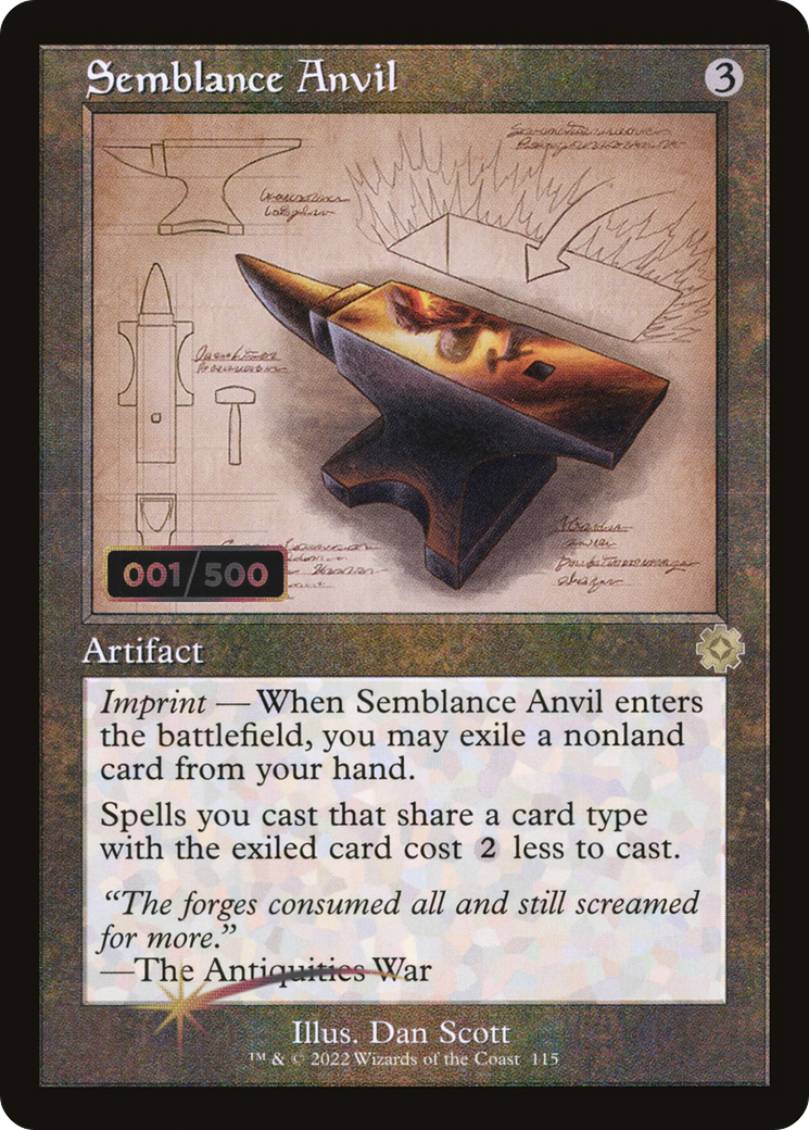Semblance Anvil (BRR-115) - The Brothers' War Retro Artifacts Foil