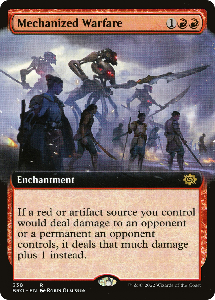 Mechanized Warfare (BRO-338) - The Brothers' War: (Extended Art)
