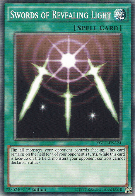 Swords of Revealing Light [YGLD-ENA24] Common - Josh's Cards