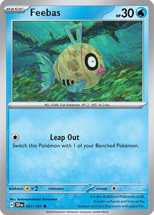 Feebas 41 - SV08 Surging Sparks Reverse Holofoil