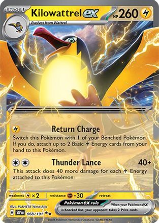 Kilowattrel ex 068/191 - SV08 Surging Sparks Holofoil