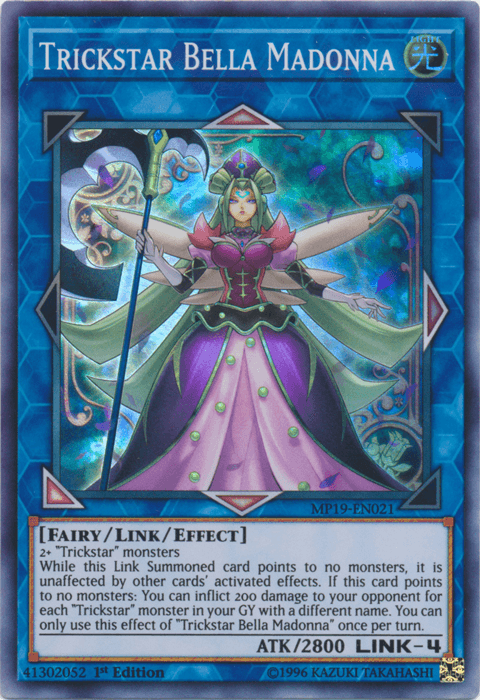 Trickstar Bella Madonna [MP19-EN021] Super Rare - Josh's Cards