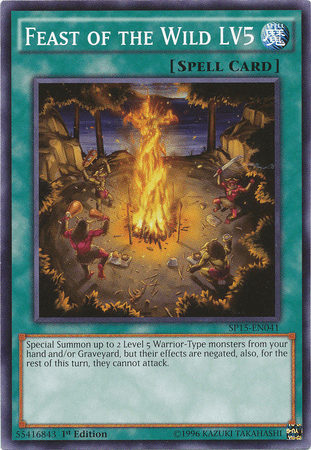 Feast of the Wild LV5 [SP15-EN041] Common - Josh's Cards