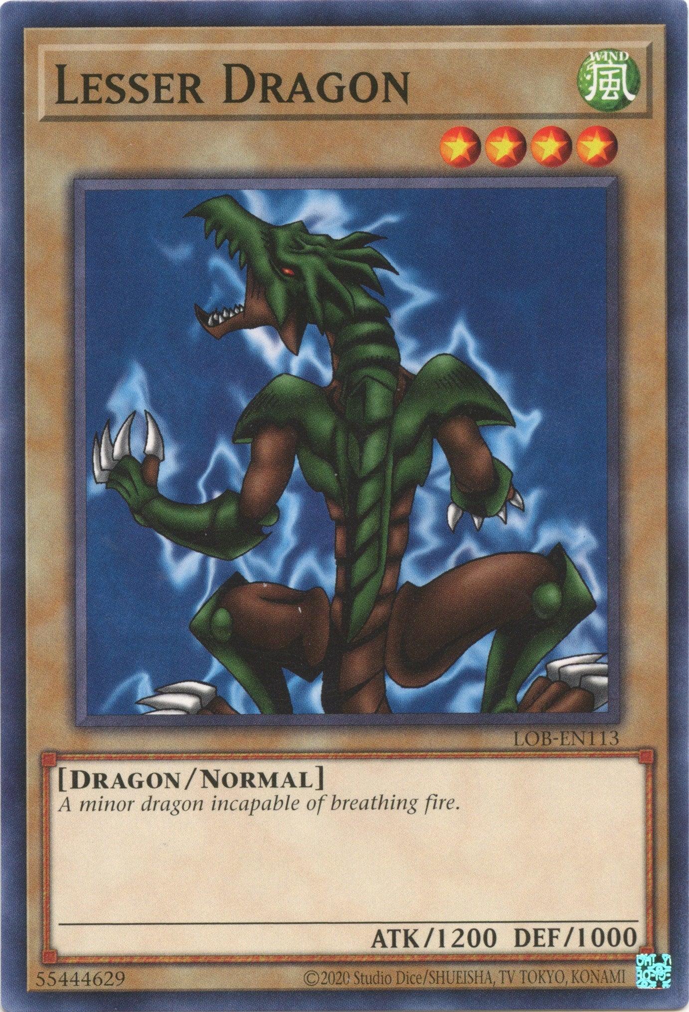 Lesser Dragon (25th Anniversary) [LOB-EN113] Common - Josh's Cards
