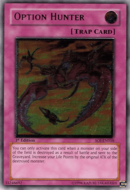 Option Hunter (UTR) [SOI-EN058] Ultimate Rare - Josh's Cards