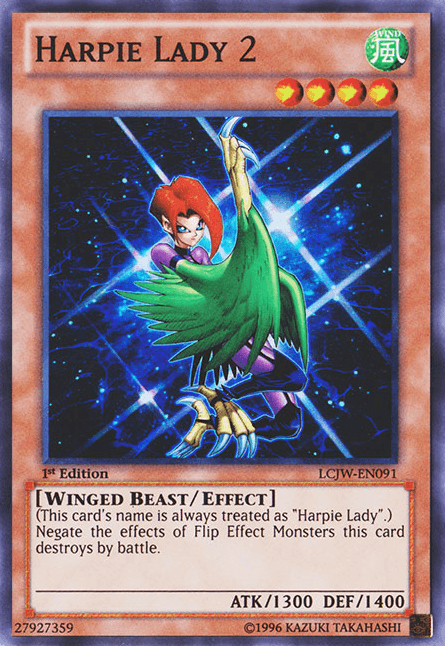 Harpie Lady 2 [LCJW-EN091] Super Rare - Josh's Cards