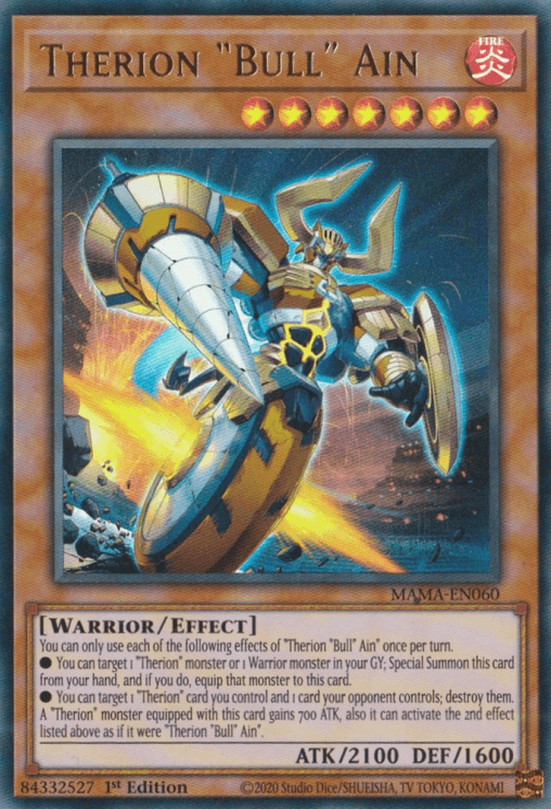 Therion "Bull" Ain [MAMA-EN060] Ultra Rare - Josh's Cards