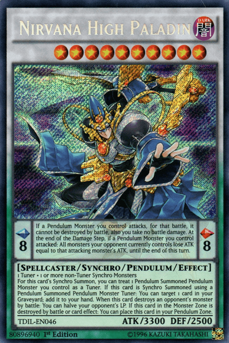 Nirvana High Paladin [TDIL-EN046] Secret Rare - Josh's Cards