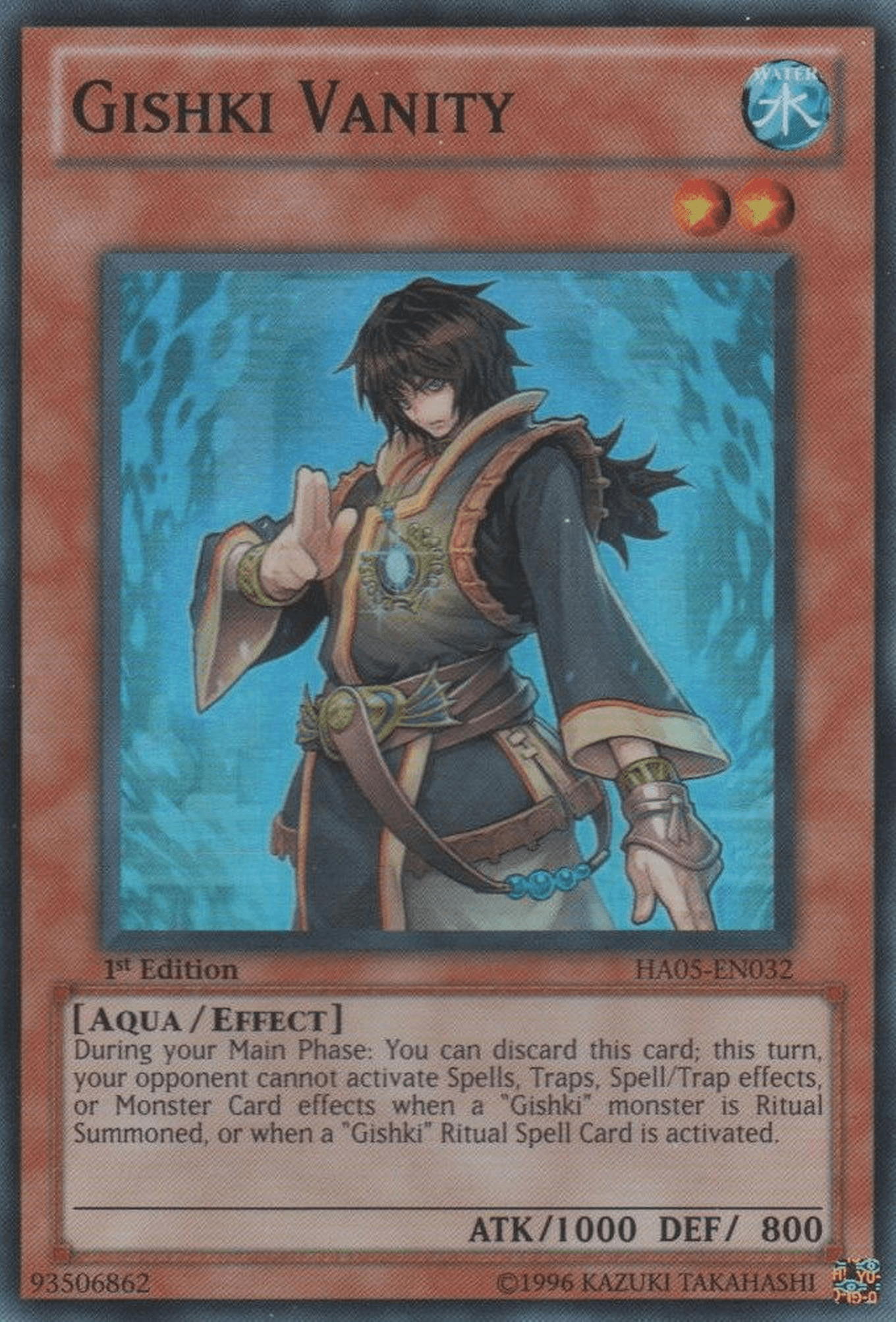 Gishki Vanity [HA05-EN032] Super Rare - Josh's Cards