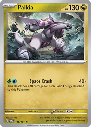 Palkia 136 - SV08 Surging Sparks Reverse Holofoil