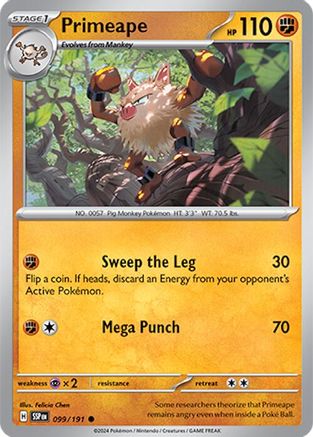 Primeape 99 - SV08 Surging Sparks