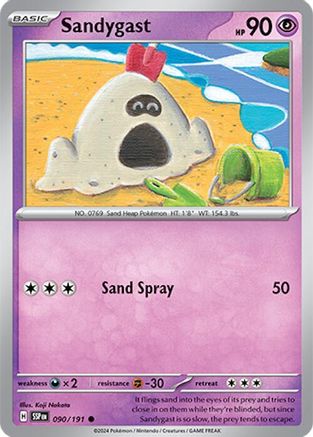 Sandygast 90 - SV08 Surging Sparks Reverse Holofoil