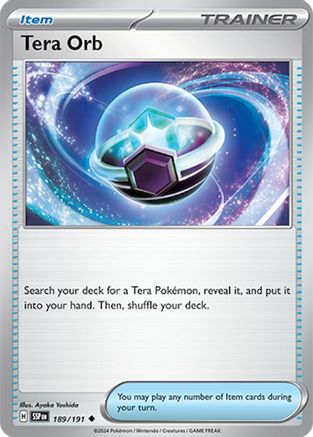 Tera Orb 189 - SV08 Surging Sparks Reverse Holofoil