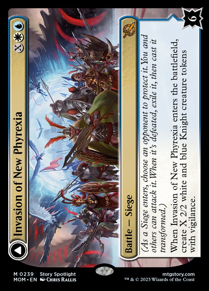Invasion of New Phyrexia // Teferi Akosa of Zhalfir (MOM-239) - March of the Machine Foil
