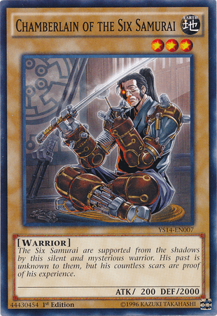 Chamberlain of the Six Samurai [YS14-EN007] Common - Josh's Cards