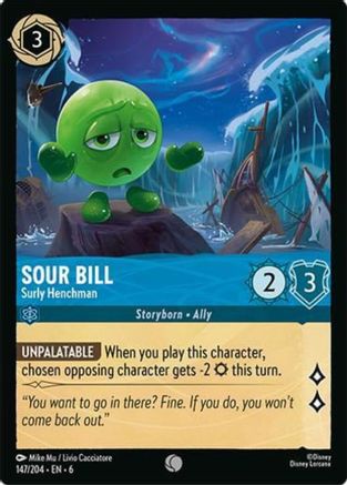 Sour Bill - Surly Henchman (147/204) - Azurite Sea