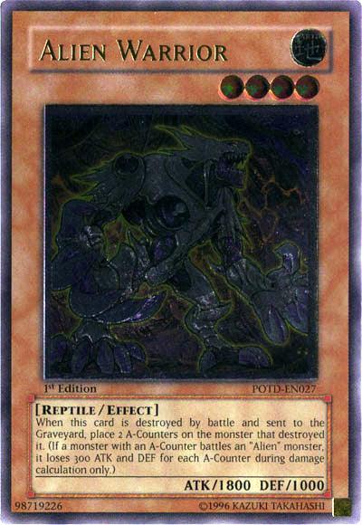 Alien Warrior [POTD-EN027] Ultimate Rare - Josh's Cards