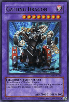 Gatling Dragon [DR3-EN155] Ultra Rare - Josh's Cards