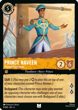 Prince Naveen - Vigilant First Mate (9/204) - Azurite Sea Cold Foil