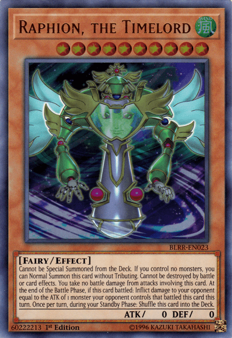 Raphion, the Timelord [BLRR-EN023] Ultra Rare - Josh's Cards