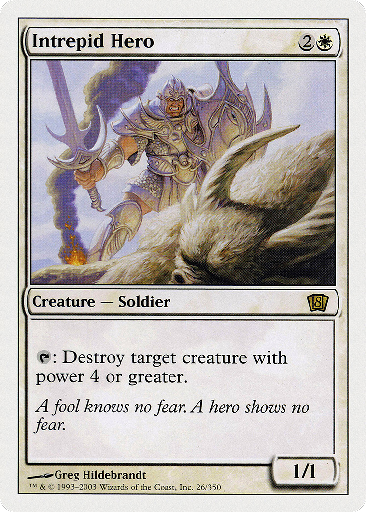 Intrepid Hero [Eighth Edition] Foil