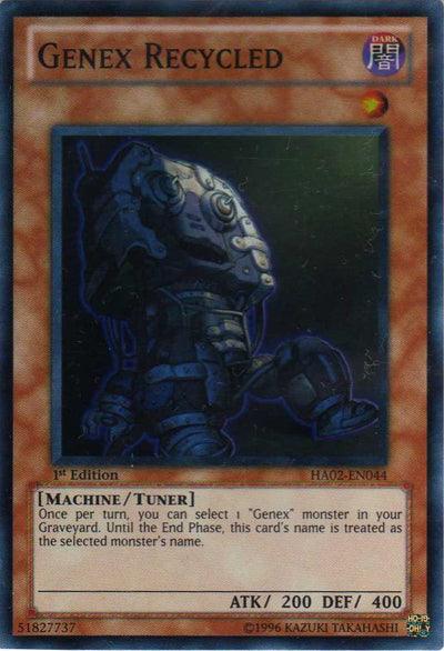 Genex Recycled [HA02-EN044] Super Rare - Josh's Cards