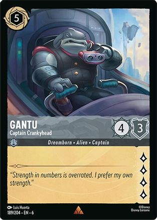 Gantu - Captain Crankyhead (189/204) - Azurite Sea Cold Foil