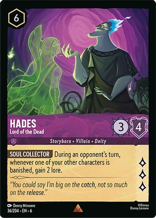 Hades - Lord of the Dead (36/204) - Azurite Sea Cold Foil