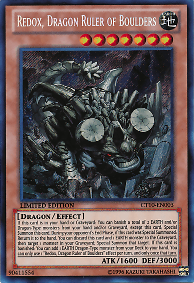 Redox, Dragon Ruler of Boulders [CT10-EN003] Secret Rare - Josh's Cards