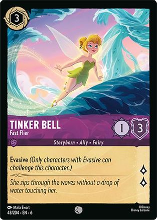 Tinker Bell - Fast Flier (43/204) - Azurite Sea