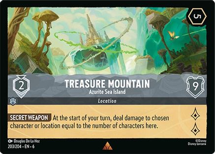 Treasure Mountain - Azurite Sea Island (203/204) - Azurite Sea